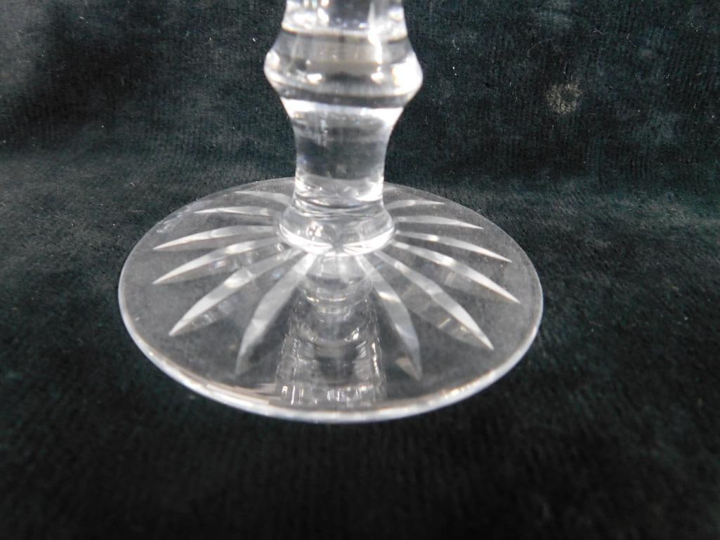 Waterford Crystal - 8-5" White Wine Glasses - Tramore Pattern - 3