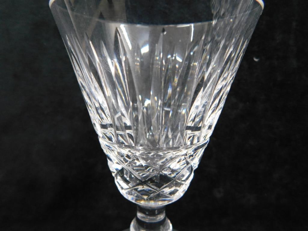 Waterford Crystal - 8-5" White Wine Glasses - Tramore Pattern - 4