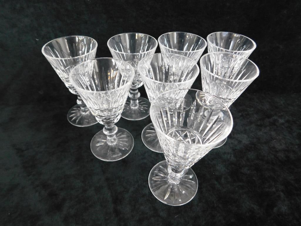 Waterford Crystal - 8-5" White Wine Glasses - Tramore Pattern - 8