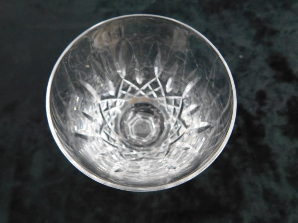 Waterford Crystal - 10-5 7/8" Claret Wine Glasses - Lismore Pattern - 5