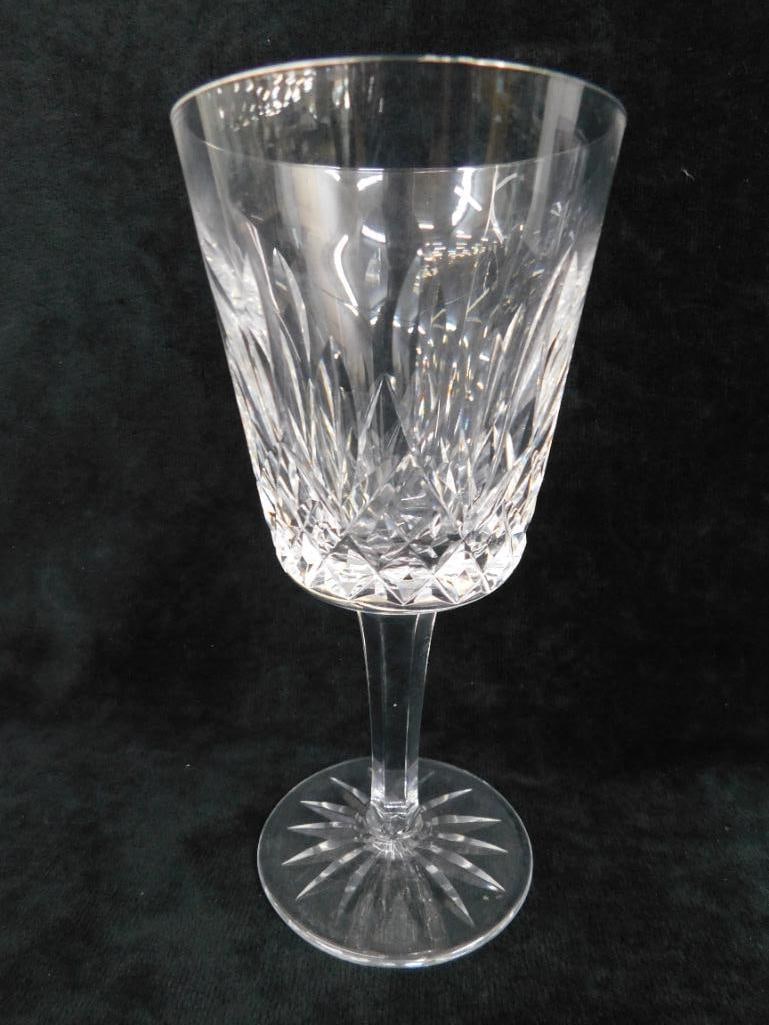 Waterford Crystal - 4-6 7/8" Water Goblets - Lismore Pattern - 2