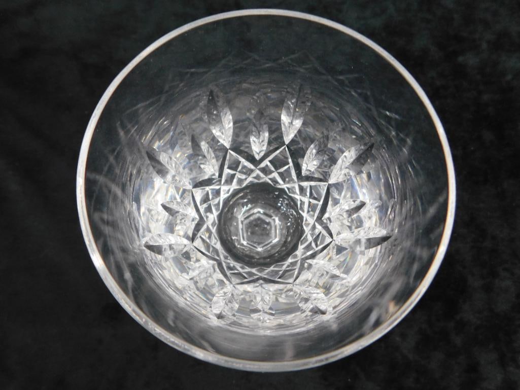 Waterford Crystal - 4-6 7/8" Water Goblets - Lismore Pattern - 5
