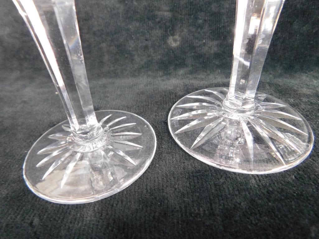 Waterford Crystal - 2-5 1/8" Sherry Glasses - 1-5 5/8" Glass - Lismore Pattern - 2