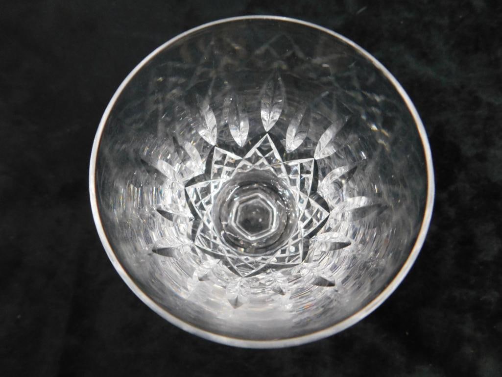 Waterford Crystal - 2-5 1/8" Sherry Glasses - 1-5 5/8" Glass - Lismore Pattern - 6