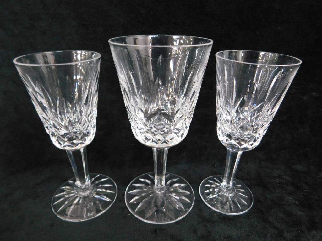Waterford Crystal - 2-5 1/8" Sherry Glasses - 1-5 5/8" Glass - Lismore Pattern - 7