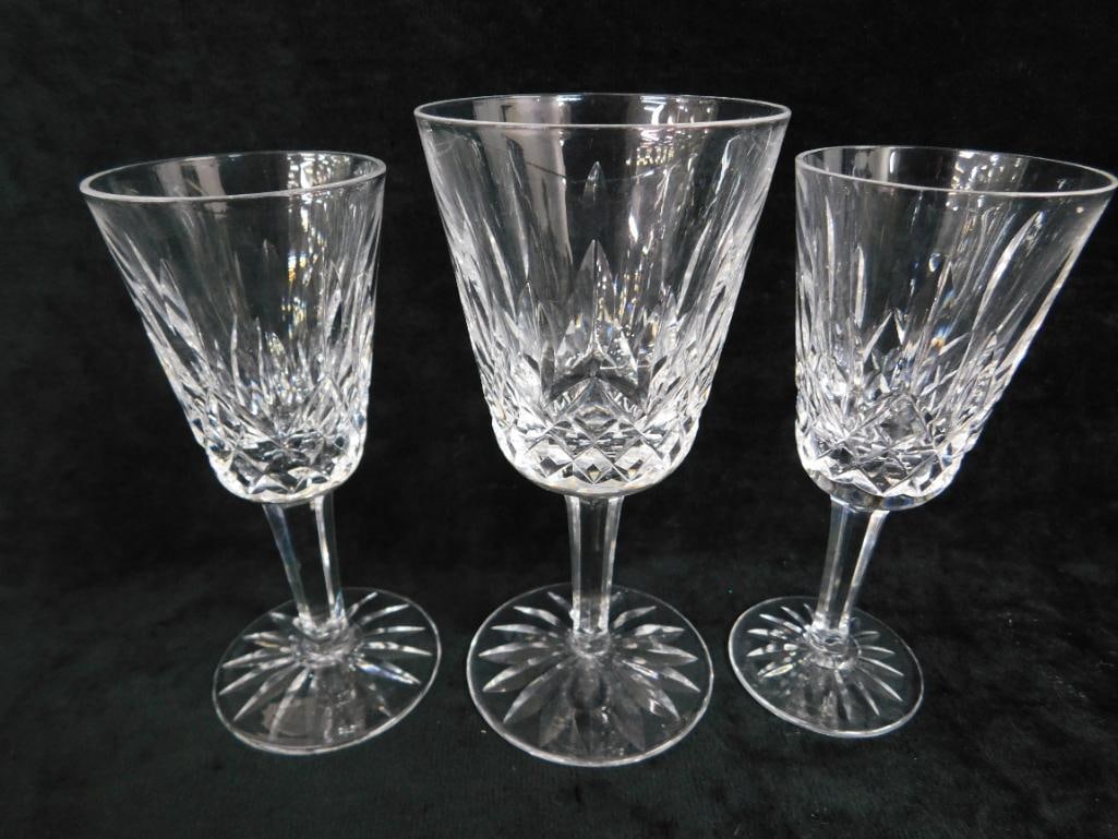 Waterford Crystal - 2-5 1/8" Sherry Glasses - 1-5 5/8" Glass - Lismore Pattern - 8