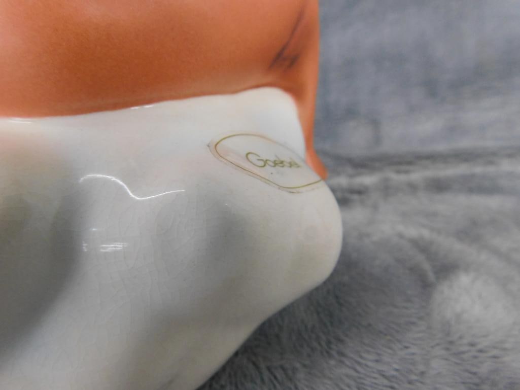 Pair of Goebel Angel Porcelain Figures - Shelf Sitter on Star - Figure on Cloud - 5
