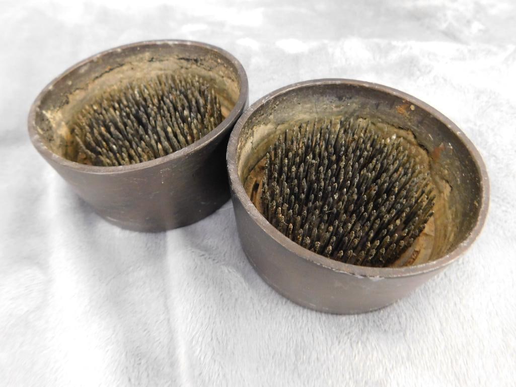 SPI Gallery - Chinese Bronze Candle Holder / Flower Frog Holder - 6.5" x 16" x 12" - 14
