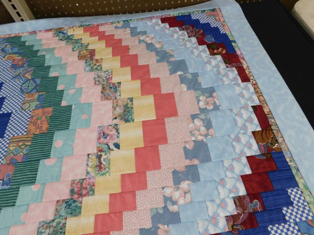 Machine Sewn Quilt - 64" x 84" - 2