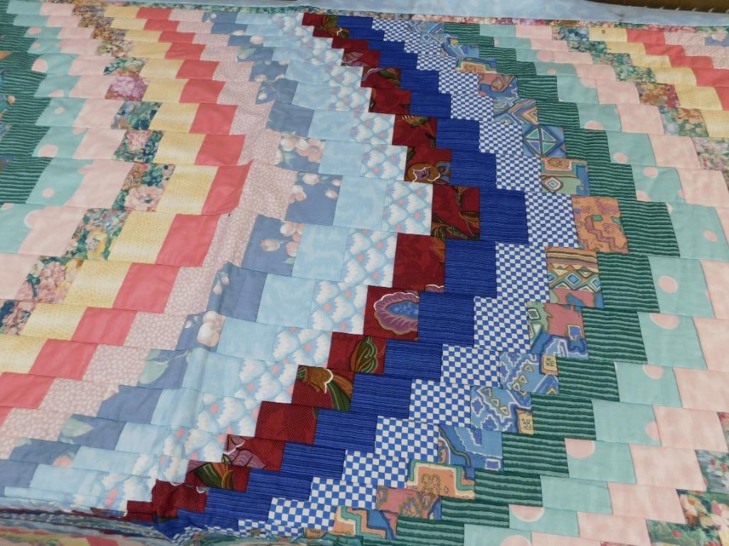 Machine Sewn Quilt - 64" x 84" - 3