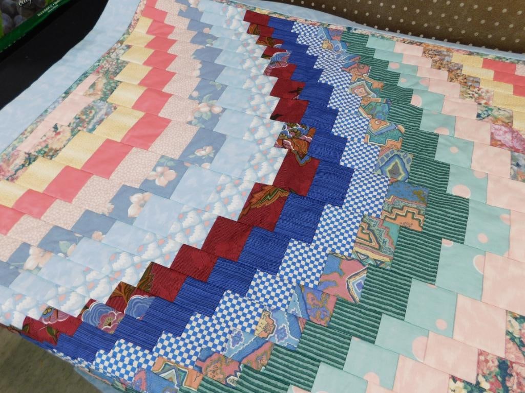 Machine Sewn Quilt - 64" x 84" - 4