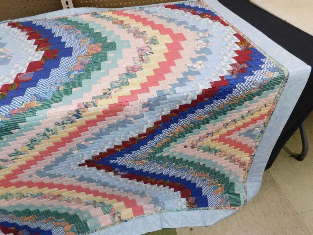 Machine Sewn Quilt - 64" x 84" - 6