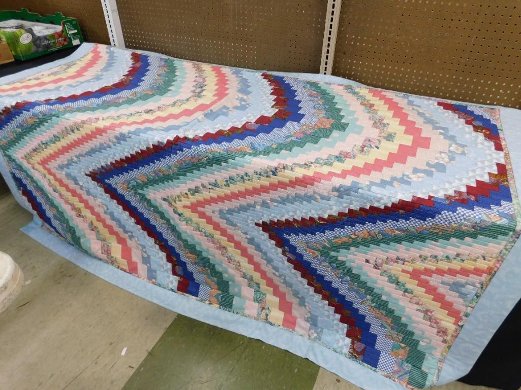 Machine Sewn Quilt - 64" x 84" - 9