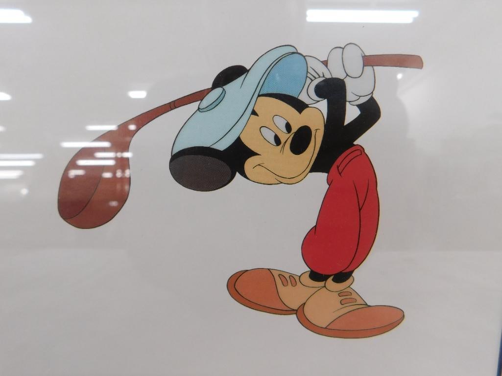 Disney Treasures - Serigraph - "Mickey Mouse Golf" - 9" x 11" - No Box - 2
