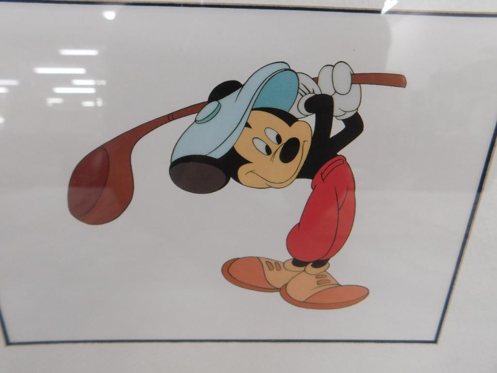 Disney Treasures - Serigraph - "Mickey Mouse Golf" - 9" x 11" - No Box - 3