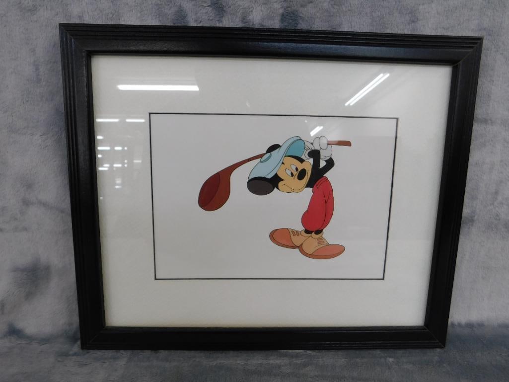 Disney Treasures - Serigraph - "Mickey Mouse Golf" - 9" x 11" - No Box - 4