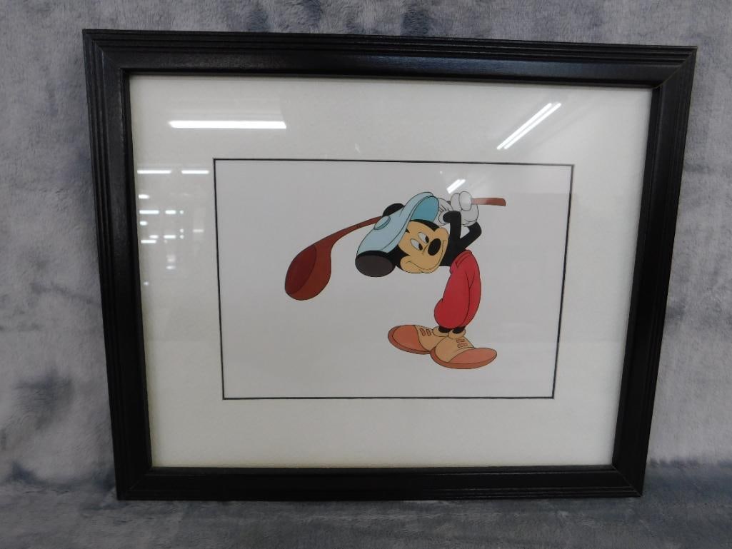 Disney Treasures - Serigraph - "Mickey Mouse Golf" - 9" x 11" - No Box - 5