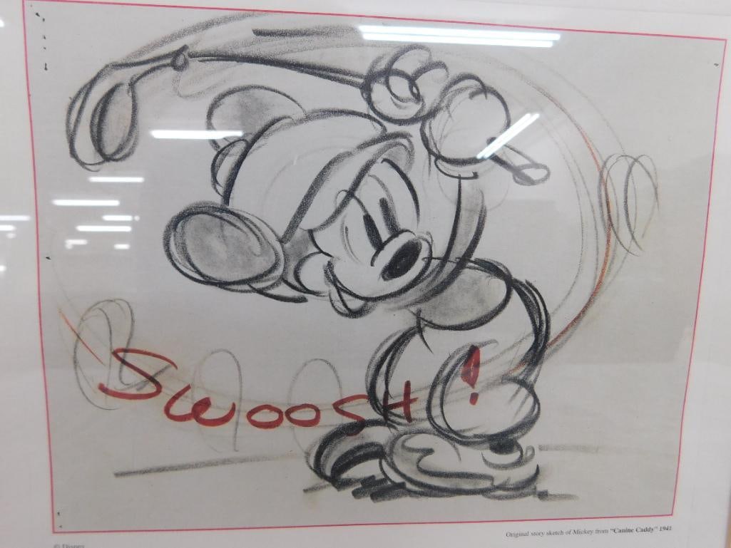 Disney "Canine Caddy" Original Story Sketch - 12" x 15" - 2