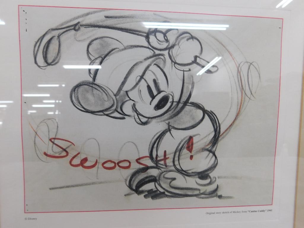 Disney "Canine Caddy" Original Story Sketch - 12" x 15" - 5