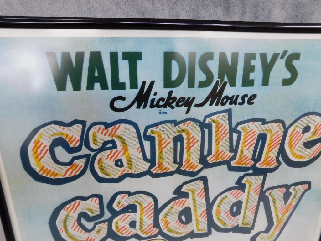 Disney "Canine Caddy" Framed Poster - 24.5" x 16.5" - 2