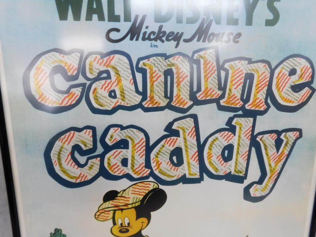 Disney "Canine Caddy" Framed Poster - 24.5" x 16.5" - 3