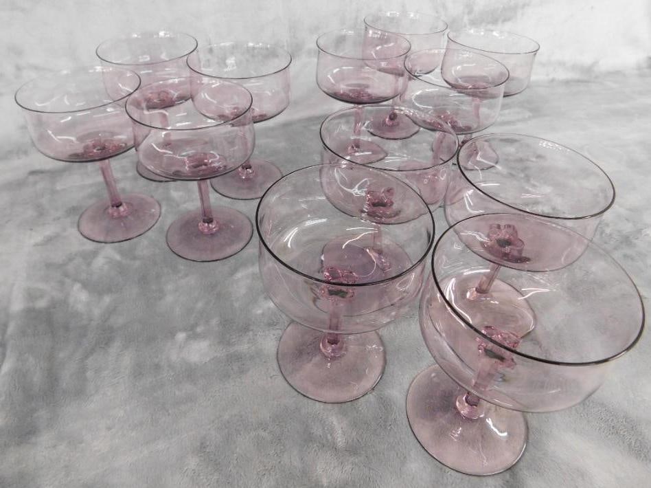 12 Lenox Lilac Mist 5.25" Desert / Champagne Glasses (1 of 7)