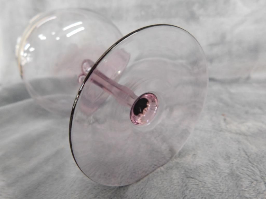 12 Lenox Lilac Mist 5.25" Desert / Champagne Glasses - 5