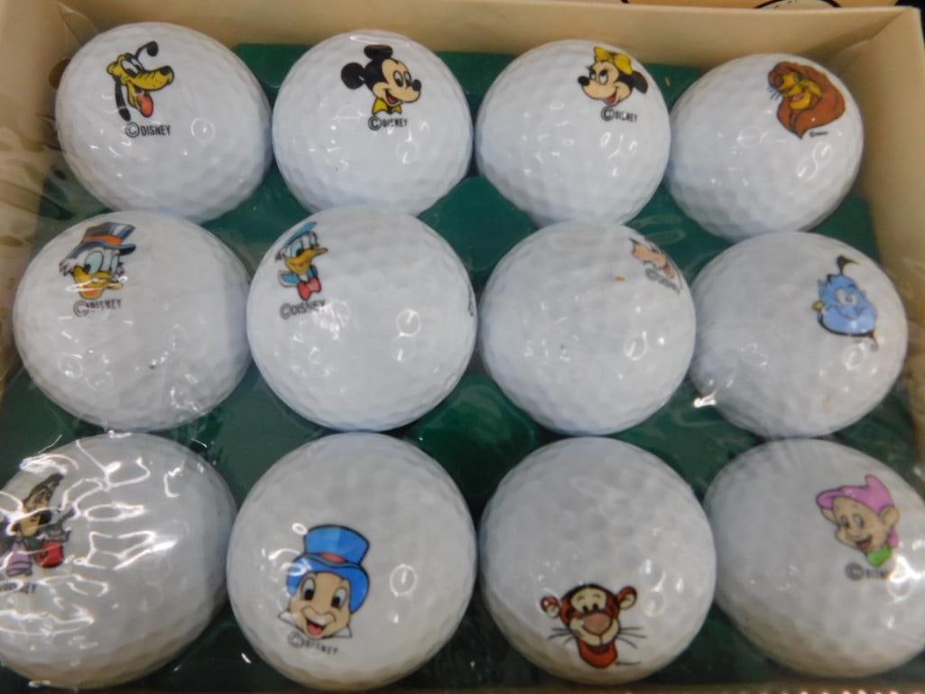 Modern Disney Golf Ball Rack - Disney Golf Balls - 2007 and 2008 Masters Golf Balls - 5