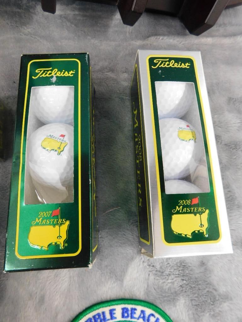 Modern Disney Golf Ball Rack - Disney Golf Balls - 2007 and 2008 Masters Golf Balls - 9