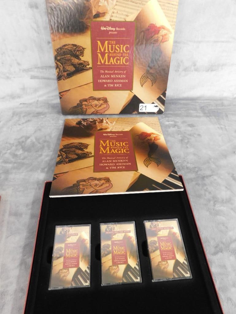 "Music Behind The Magic" Disney Tape Set - "Pocahontas" Art Book - 10