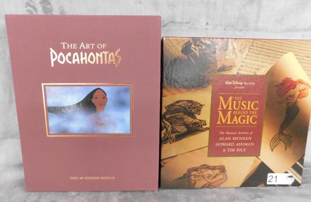 "Music Behind The Magic" Disney Tape Set - "Pocahontas" Art Book (1 of 15)