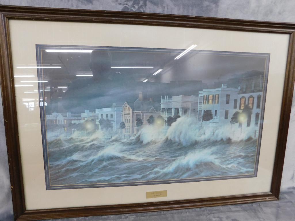 1990 Jim Booth Lithograph - "The Storm" - 26.5" x 38.5" (1 of 10)