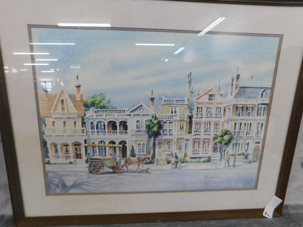 Framed Print - Charleston SC - Emerson - 22" x 28": See Photos For Description and Condition