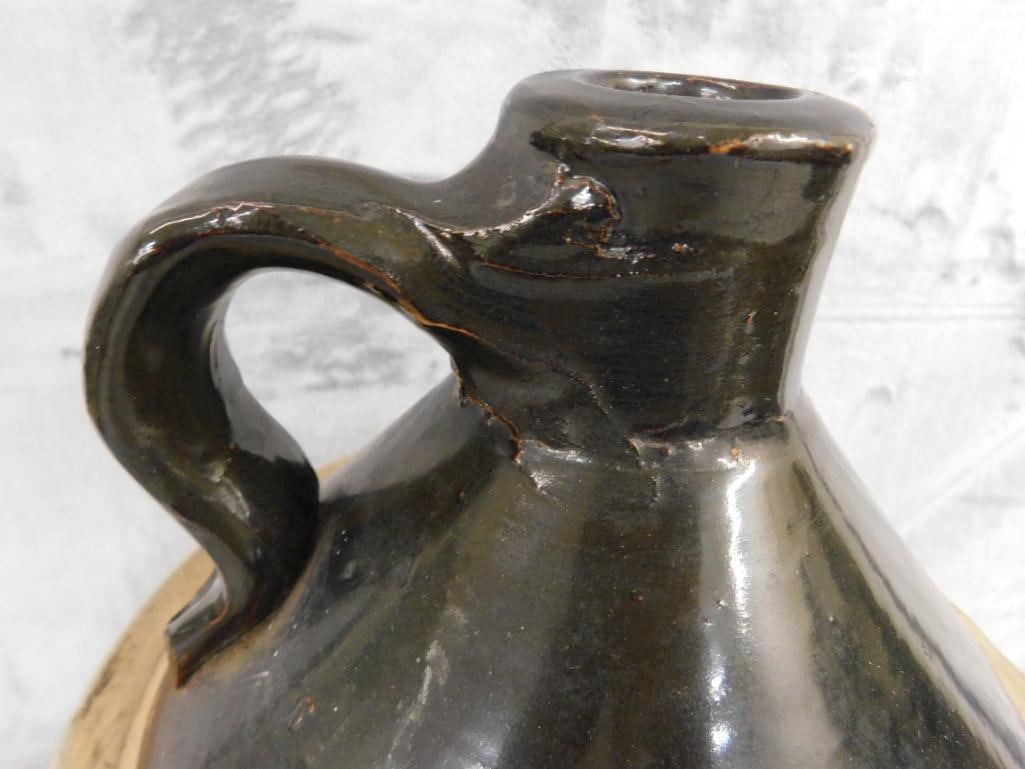Vintage 3 Gallon Pottery Jug - 16" x 10" - 2