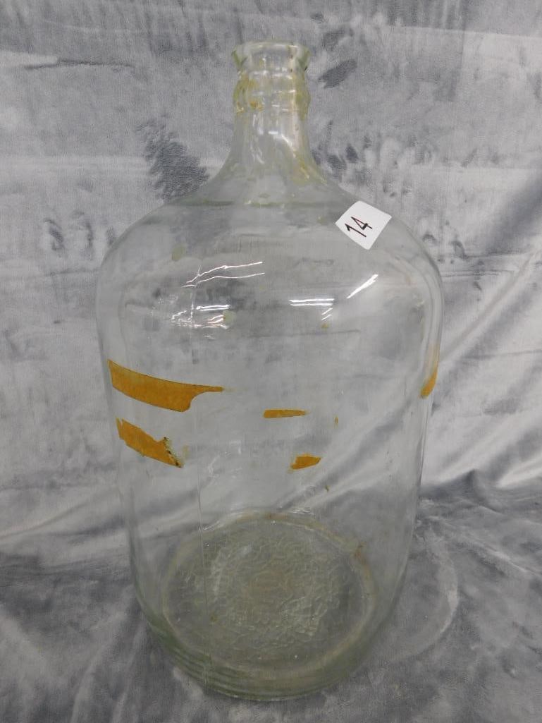 5 Gallon Glass Jug - 19.5" x 11" - 5