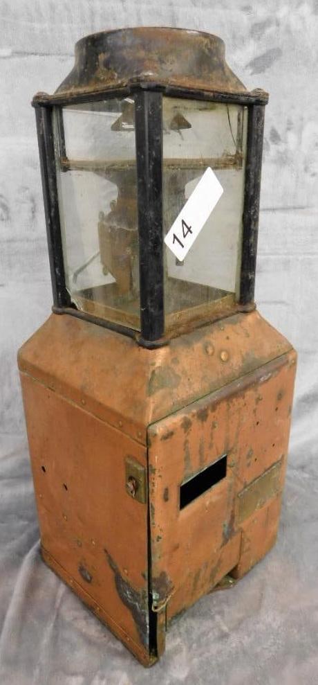Vintage Johnson Fare Box Company - Transportation Fare Collector - 19.5" x 7.5" x 7.5" (1 of 13)