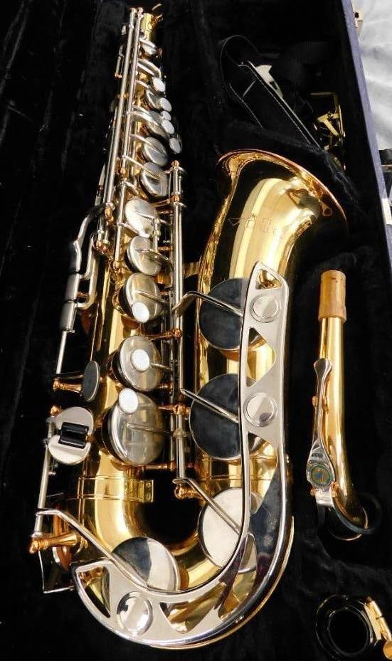 Vito Saxophone - In Case - Mouthpiece Strap and Music Holder: See Photos For Description and Condition