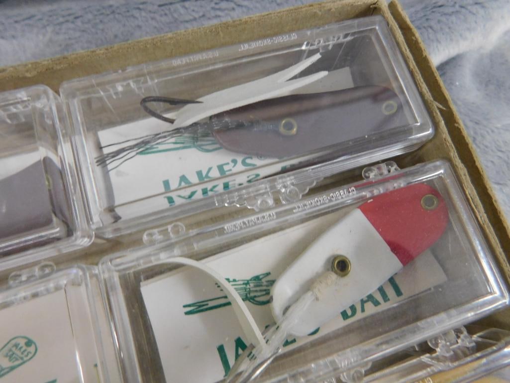 Group of 12 Vintage "Jakes Bait" Lures - Unused - 3