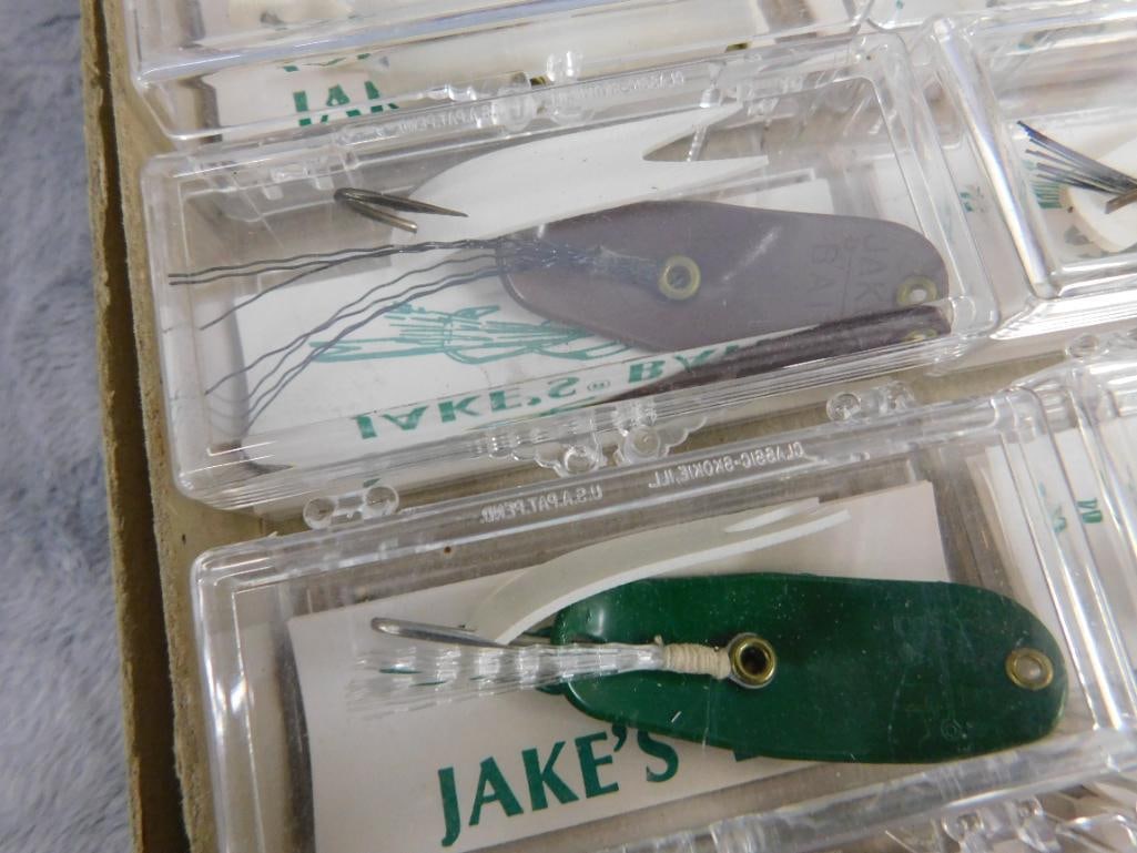 Group of 12 Vintage "Jakes Bait" Lures - Unused - 4