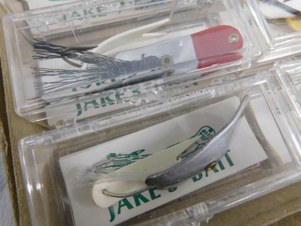 Group of 12 Vintage "Jakes Bait" Lures - Unused - 6