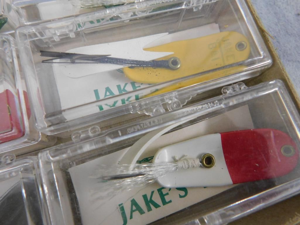 Group of 12 Vintage "Jakes Bait" Lures - Unused - 7