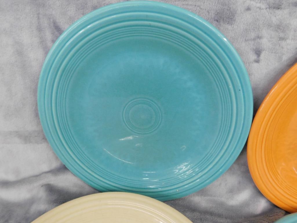 Fiesta Ware - 7-10.5" Dinner Plates - 2