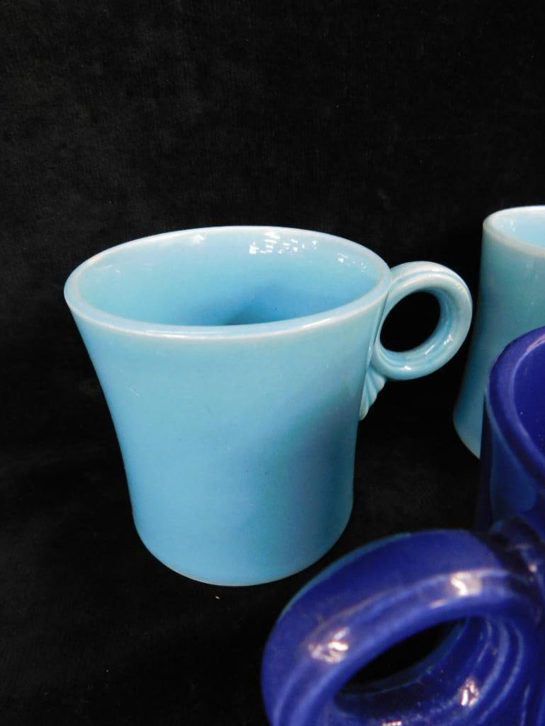 Group of 8 Fiesta Ware Coffee Mugs - 2