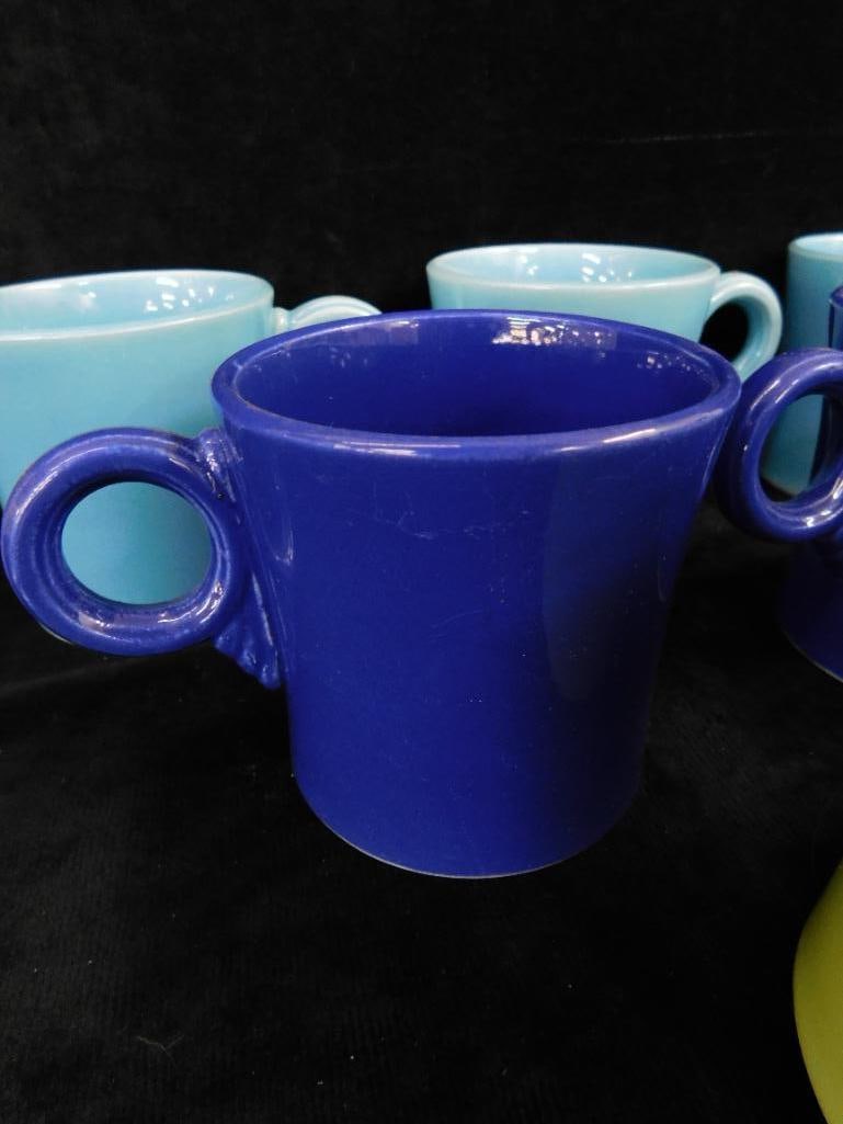 Group of 8 Fiesta Ware Coffee Mugs - 3