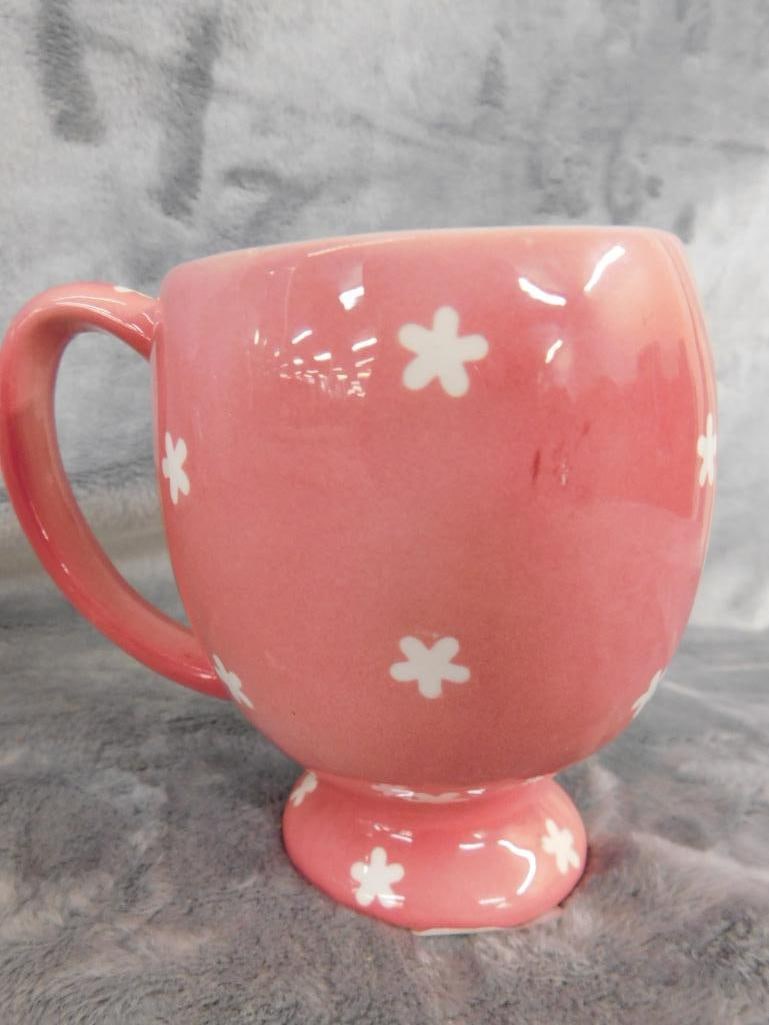 Vintage Glass Juice Pitcher - "Miss Cutie Pie" Mug - 7