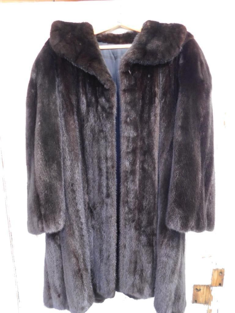 Real Fur 3/4 Length Coat - 39" Tall - 9