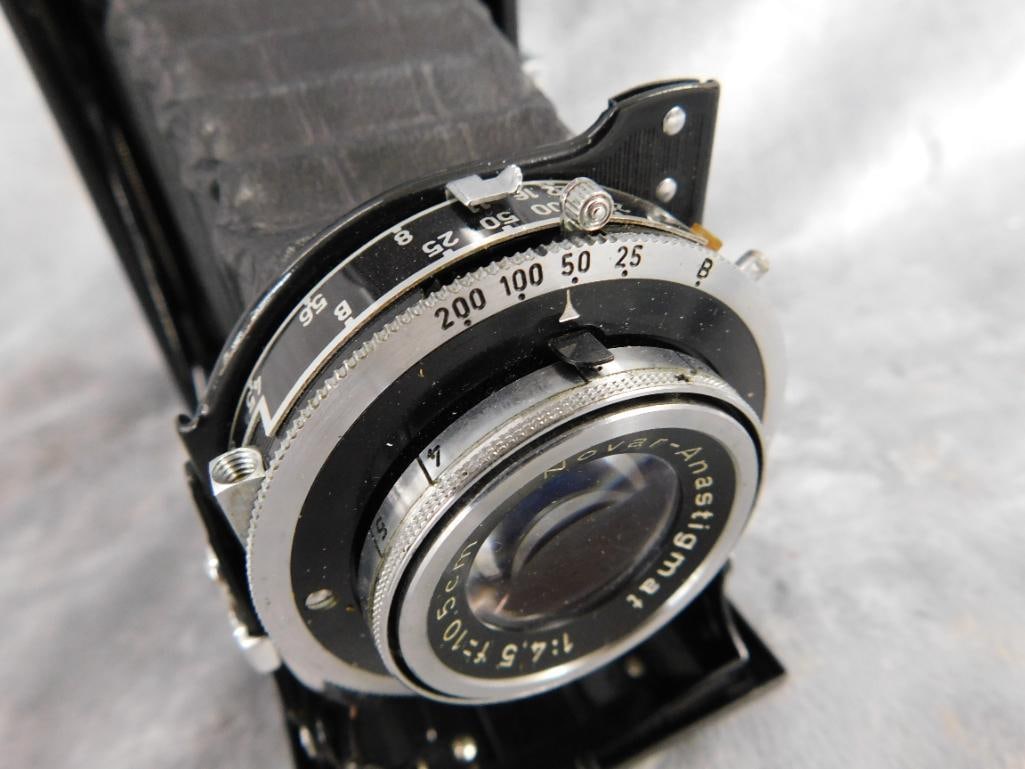 Vintage Zeiss Ikon Camera - Fold Out Bellows - 7