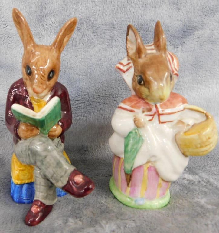 Beswick "Beatrix Potter" Porcelain "Mrs. Rabbit" Figure - Royal Doulton Bunnykins (1 of 9)
