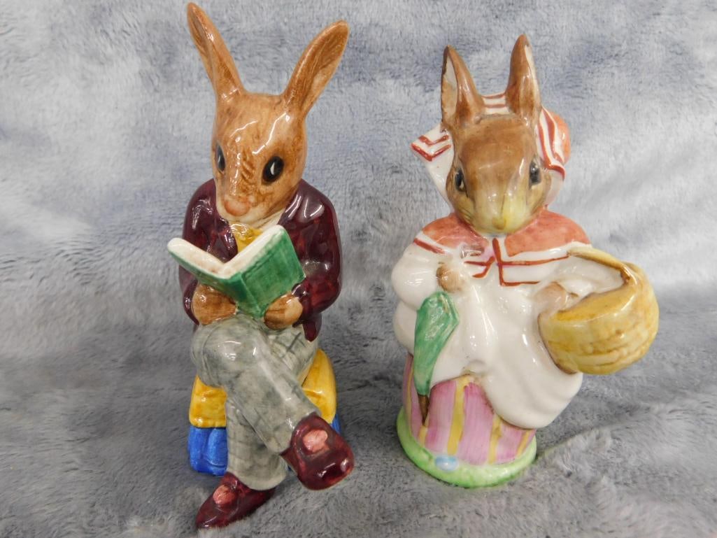 Beswick "Beatrix Potter" Porcelain "Mrs. Rabbit" Figure - Royal Doulton Bunnykins - 8