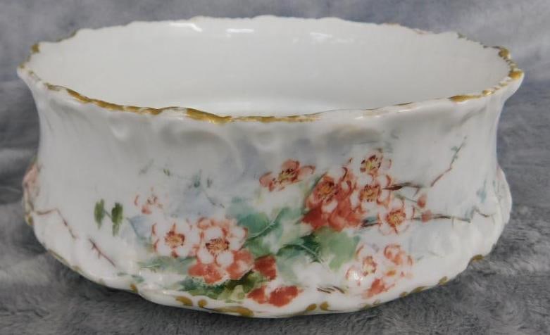 Vintage Limoges Had Painted Bowl - 2.25" x 7": See Photos For Description and Condition